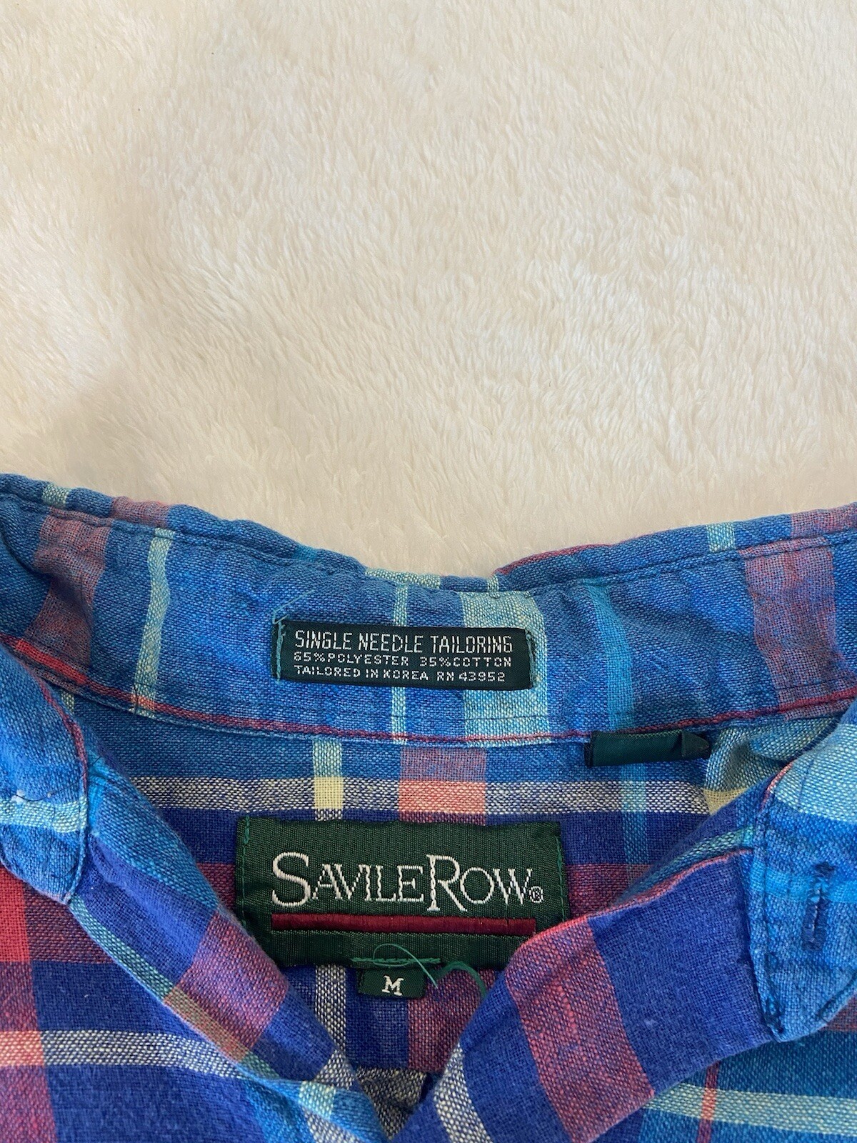 FILA Savile Row vintage maniche corte abbottonato