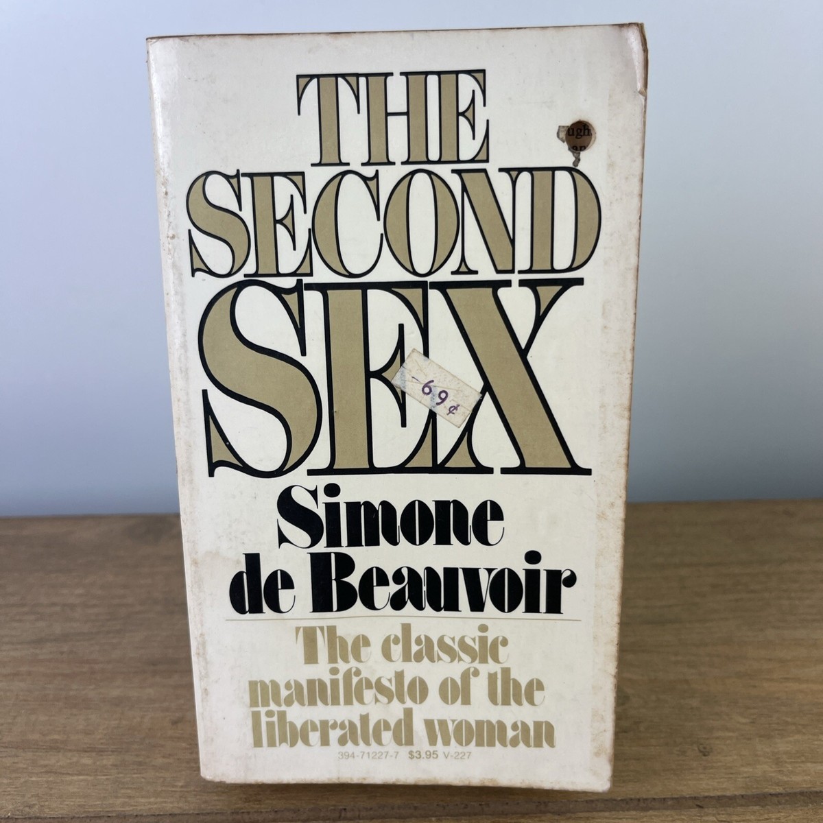 Vtg Novel The Second Sex by Simone de Beauvoir 1974, Vintage