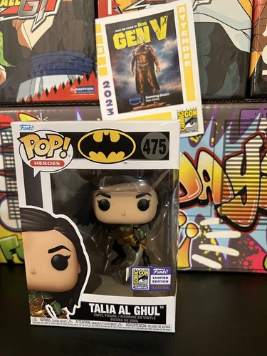 Funko Pop! DC Batman TALIA AL GHUL 2023 SDCC Exclusive #475 Heroes Comic Con