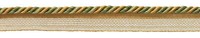 "OlivegrüN Gold 3/16\" Dekorativer Lip Cord Friedliche Harmonie [Pro Yard]"