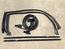83-88 Monte Carlo SS 6 pc Roof Rail, Outer Sweeps, and Door Weatherstripping Kit