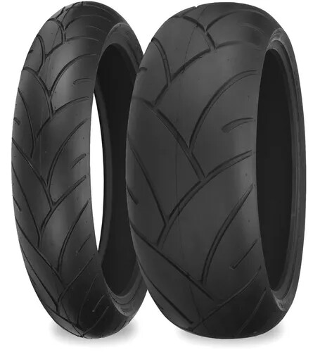 005 Advance Front 120/70ZR17 Rear 190/50ZR17 Tire Set Kawasaki Z1000 03-13 - Picture 1 of 7