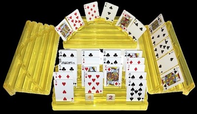 Playing Cards Plastic Holder 4 Racks Hands Free Hand & Foot Super Samba Bridge