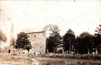Beloit OH Ohio Leiter Flour Mill c1910 RPPC Photo Postcard COPY