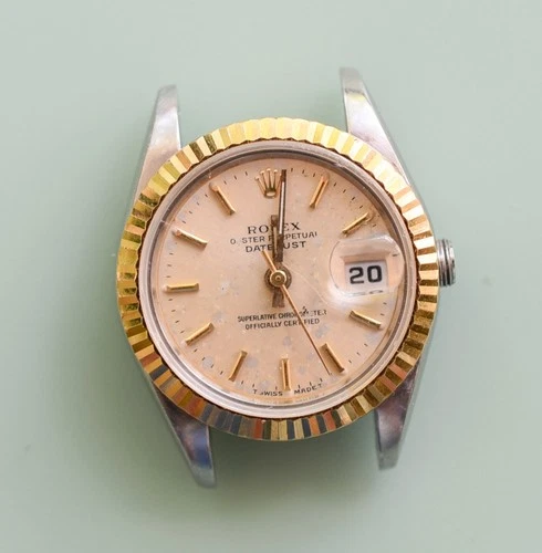 Vintage ROLEX 69173 Datejust Two Tone Ladies Watch AS IS REPAIR