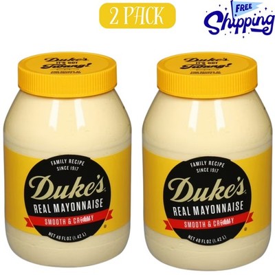 Smooth & Creamy Real Mayonnaise, 48 Fl Oz (2 Pack)