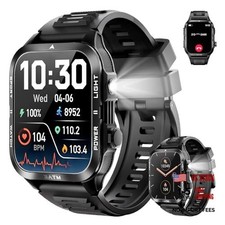 Professional Waterproof Bluetooth Fitness Tracker for Men - Smart Watch