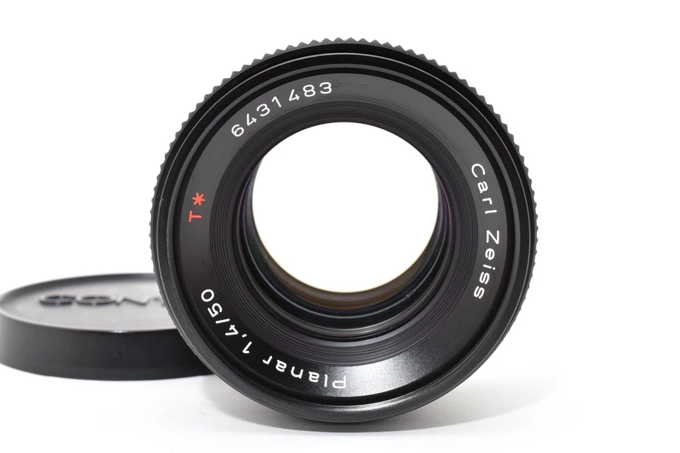 [MINT w/Caps] Contax Carl Zeiss Planar 50mm f/1.4 AEJ C/Y Mount Lens From JAPAN - Image 3 of 4