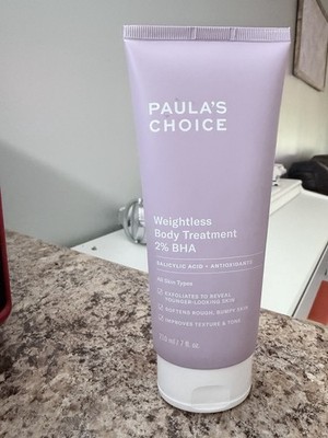 Paula's Choice Weightless Body Lotion Treatment 2% BHA NEW