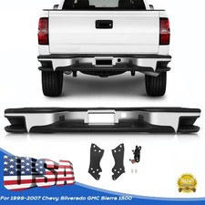 Chrome Rear Step Bumper For 1999-2007 Chevy Silverado Gmc Sierra 1500 Wside Pad Chrome Rear Step Bumper For 1999-2007 Chevy Silverado Gmc Sierra 1500 Wside Pad