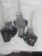 Dog Tags Iron Maiden , Cypress Hill ,Marilyn Manson Chain Lot  of 3 Rock Hip Hop