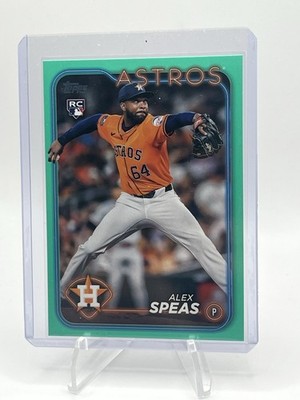 Alex Speas 2024 Topps Update Aqua Fanatics Box Parallel #US222 Rookie Card RC