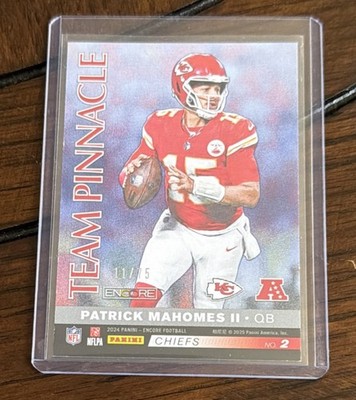 2024 Panini Encore - Team Pinnacle Patrick Mahomes II, Brock Purdy #2 Red /75
