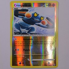 HP-MP Croagunk 61/99 Arceus Reverse Holo Hologaphic Pokemon Card TCG 2009 on eBay