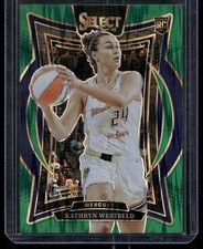 2025 Panini Select WNBA #11 Kathryn Westbeld Green Flash Prizms