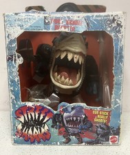 ORIGINAL STREET SHARKS POOL SHARK RIPSTER CUE STICK 1995 MATTEL WORN BOX