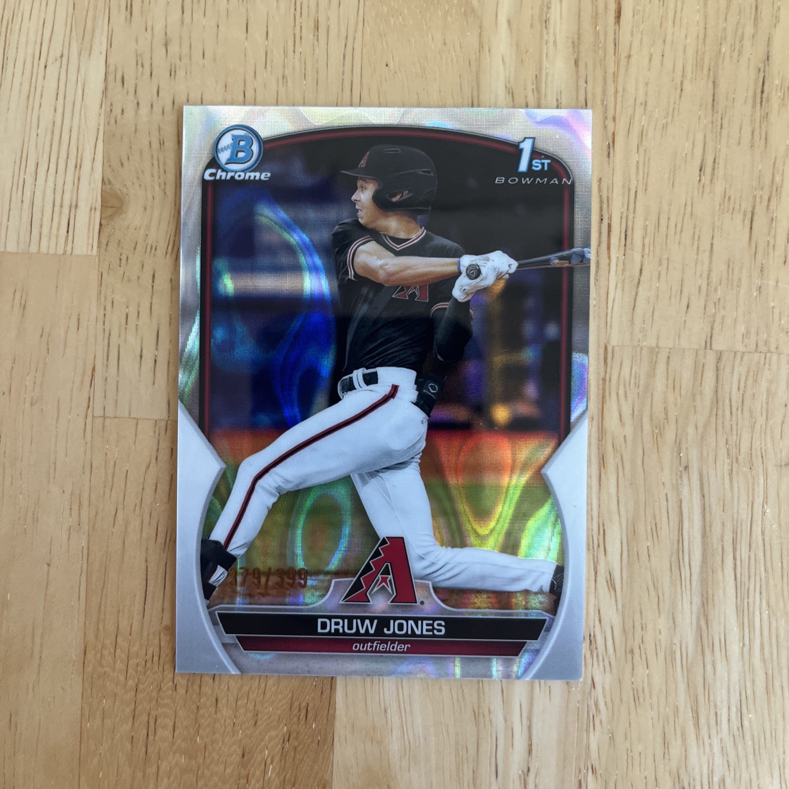 2023 Bowman - Chrome Prospects Druw Jones #BCP-25 Lava Refractor /399 (RC)