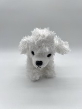 Aurora Puppy Dog Plush Stuffed Animal Toy White Soft Cute 7  