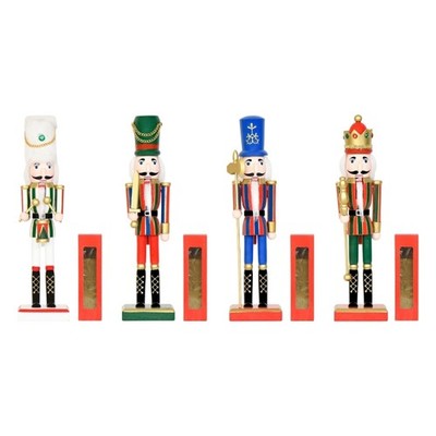 Wooden Nutcrackers Ornament Christmas Decorations Wooden Nutcrackers Figures