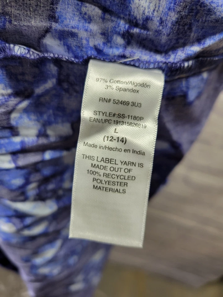 Vestido midi con volantes asimétricos Scoop para mujer talla L 12-14 azul peonía arrojada Foto 4 de 4