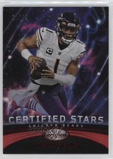 2023 Certified Certified Stars Mirror Red 61/99 Justin Fields #CS-10 nd3