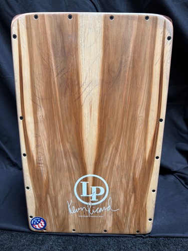 LATIN PERCUSSION LP14241 KEVIN RICARD CAJON WITH LP BAG SIGNED BY AYNSLEY DUNBAR