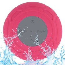 Waterproof Bluetooth Shower Speaker Wireless With Suction Cup Builtin Mic