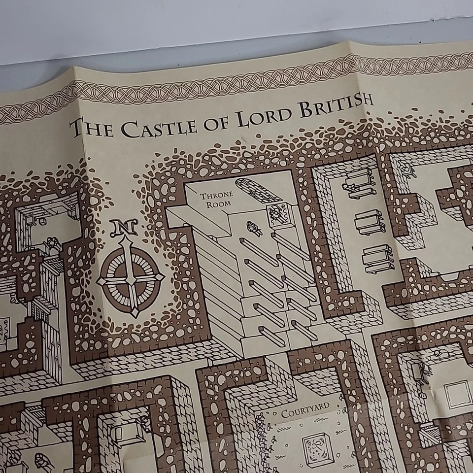 Ultima Underworld II: The Labyrinth Of Worlds PC Castle Of Lord 仅限英国地图 — 第 3/4 张图片