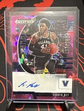 2020 Panini Prizm DP Collegiate #PA-SB Saddiq Bey Prospect Autographs Pink Ice