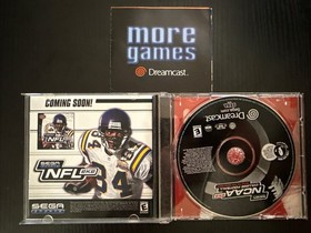 NCAA College Football 2K2 Road to the Rose Bowl Dreamcast CIB Complete TESTED