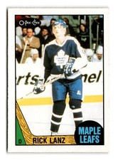 1987-88 Rick Lanz O-Pee-Chee - Toronto Maple Leafs
