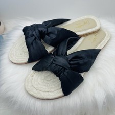 SEYCHELLES Satin Slide Sandals