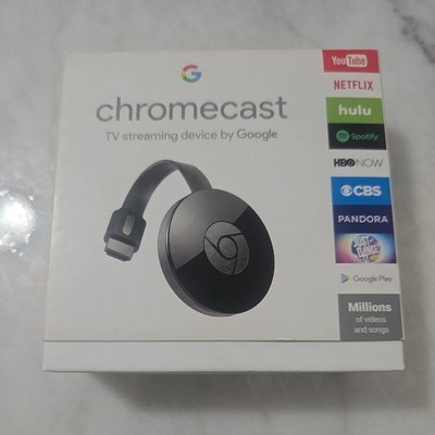Google Chromecast 2nd Generation Streaming Media Player w/Box NC2-6A5 Black