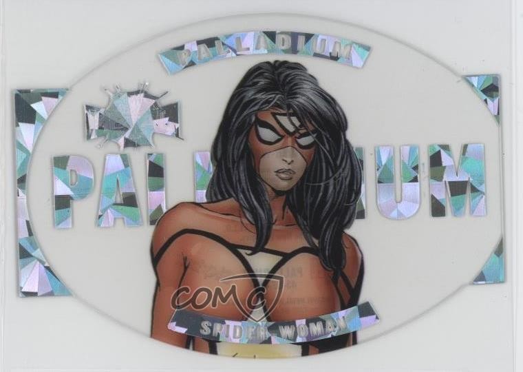 2022 Upper Deck Marvel Metal Universe Spider-Man Palladium Spider-Woman #43P 0e0