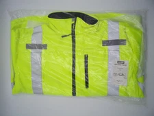 High Visibility Soft Shell Jacket Mens Size Large Uline Class 3 S-23375-L NEW