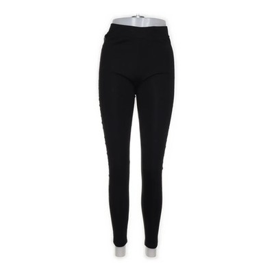 Sportleggings, Größe: S, Schwarz/Silber, Baumwolle/Elasthan/Polyester #fgD