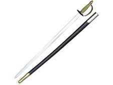 Medieval Warrior 1840 United States Army NCO Sword w/Leather Wrapped scabbard