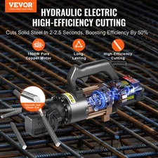 1500W Electric Hydraulic Rebar Cutter – Up to 7/8 Inch #7 | Powerful, Efficient,