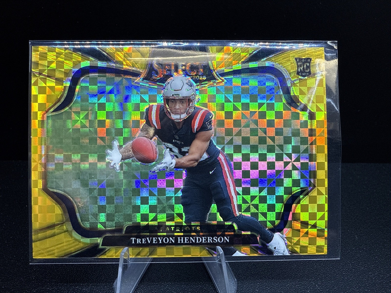 2025 Panini Select - Field Level Treveyon Henderson #478 Gold Prizm 06/10