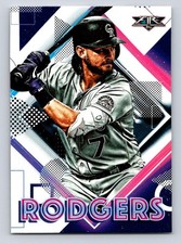 2020 Topps Fire #178 Brendan Rodgers Colorado Rockies