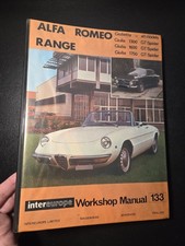 Alfa Romeo 1959-69 Giulietta Giulia 1300 1600 1750 Intereurope Workshop Manual