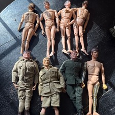 1964 G.I. Joe Doll Action Figure A Lot Of 8 See Photos Of Condition