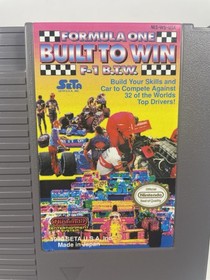 Formula One: Built to Win (Nintendo , 1990) NES - Authentic - TESTED