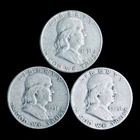 1951 Franklin Silver Half Dollar Year Set
