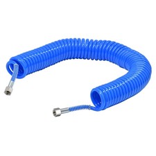 Compressor Air Line Hose 10M Coil 10 Metre Coiled For Air Tools 1/4" Swivel