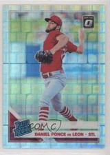 2019 Donruss Optic Rated Rookies Pandora Prizm 13/99 Daniel Ponce de Leon e5r