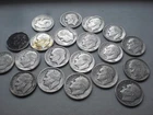 20 Roosevelt Silver Dimes 90% silver 4-d dimes /9-s dimes and 7 with no mark