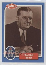1988 Swell Football Greats Hall of Fame Bert Bell #15 HOF 0w8