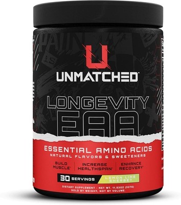 Unmatched Longevity EAA Essential Amino Acids | Muscle Build & Recovery | Perf