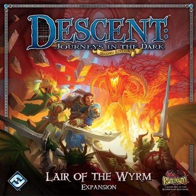 Descent: Journeys in the Dark Second Edition Lair of the Wyrm Expansion 2e 2nd
